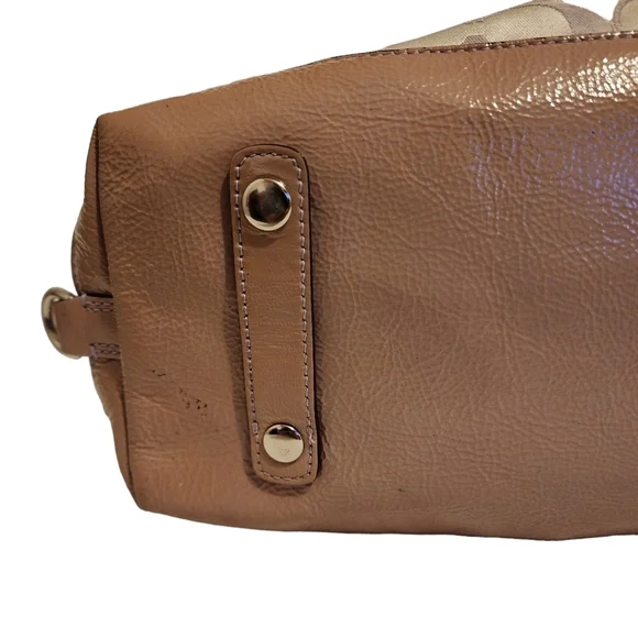 Coach handbag purse petite small designer bag Ashley signature - Picture 3 of 11